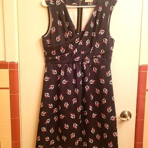 Dress with zipper back